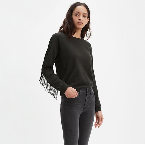 Levi's Sweaters - Levi’s Fringe Detail Crewneck